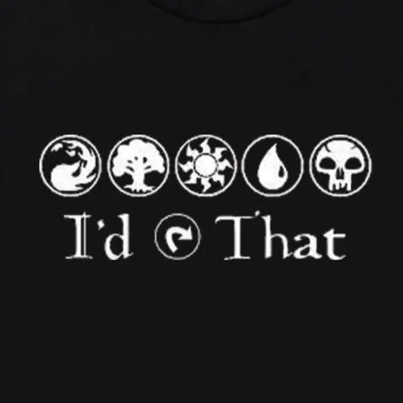 Magic The Gathering Fan Gift T Shirt Id Tap That Funny Gamer Card Player Grap 90 - Picture 2 of 5